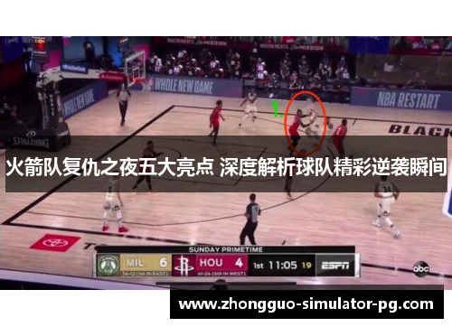 火箭队复仇之夜五大亮点 深度解析球队精彩逆袭瞬间 火箭队复仇之夜五大亮点 深度解析球队精彩逆袭瞬间